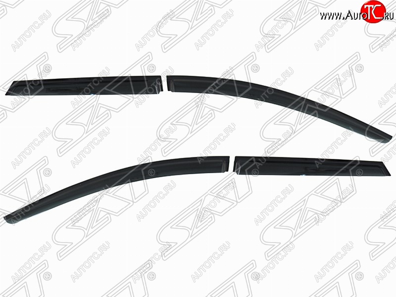 1 399 р. Дефлектора окон SAT (комплект)  Ford Focus  3 (2010-2019) универсал дорестайлинг, универсал рестайлинг  с доставкой в г. Керчь
