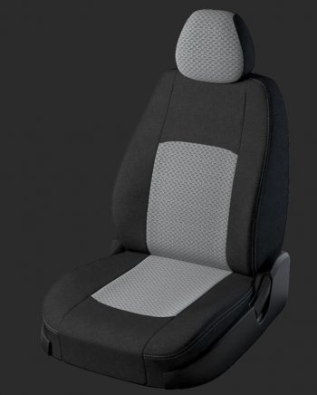 Чехлы для сидений Lord Autofashion Турин (жаккард, Trend Sport, спинка и сиденье 60/40 без подлокотника, 3 Г-образных подголовника) Ford Focus  3 (2010-2019) универсал дорестайлинг, хэтчбэк дорестайлинг, седан дорестайлинг, универсал рестайлинг, хэтчбэк рестайлинг (Черный, вставка Черный Тропик)