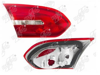 Левый фонарь в крышку багажника DEPO Ford Focus  3 (2014-2019) седан рестайлинг