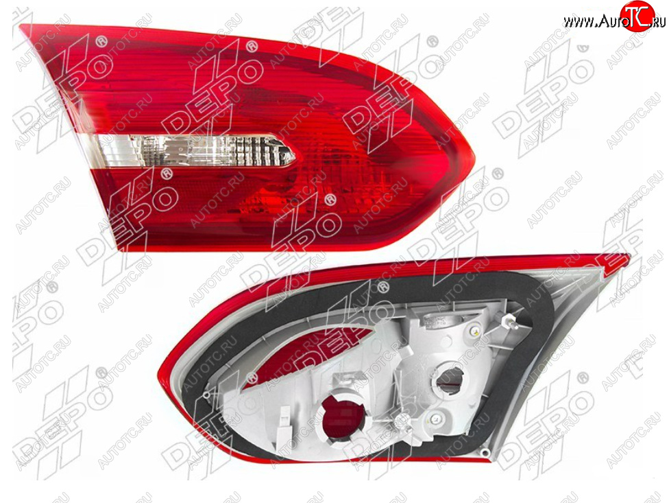 3 699 р. Левый фонарь в крышку багажника DEPO  Ford Focus  3 (2014-2019) седан рестайлинг  с доставкой в г. Керчь