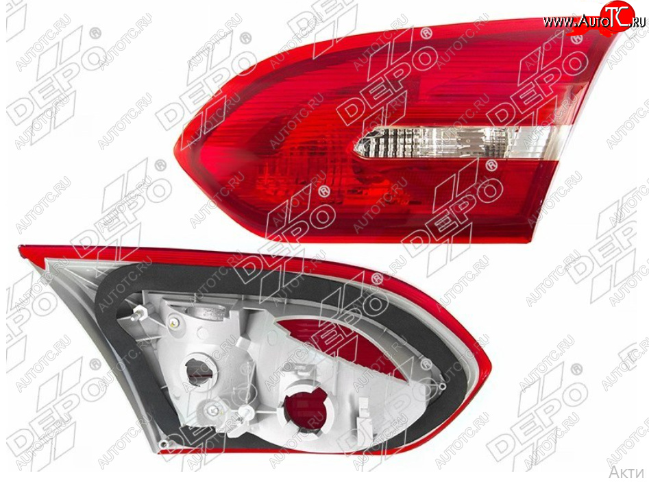 3 699 р. Правый фонарь в крышку багажника DEPO  Ford Focus  3 (2014-2019) седан рестайлинг  с доставкой в г. Керчь