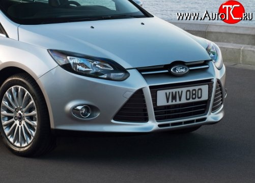 3 899 р. Передний бампер Стандартный Ford Focus 3 хэтчбэк дорестайлинг (2010-2015) (Окрашенный)  с доставкой в г. Керчь