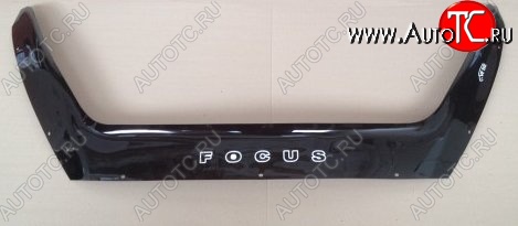 999 р. Дефлектор капота Russtal Ford Focus 3 седан рестайлинг (2014-2019)  с доставкой в г. Керчь