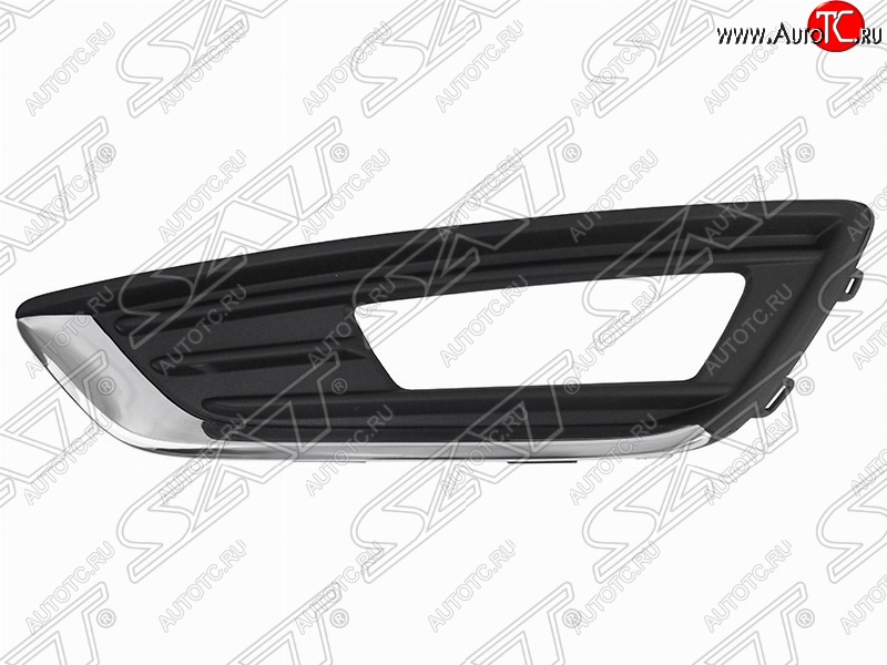 549 р. Левая оправа противотуманной фары SAT (с хром. молдингом) Ford Focus 3 универсал рестайлинг (2014-2019)  с доставкой в г. Керчь