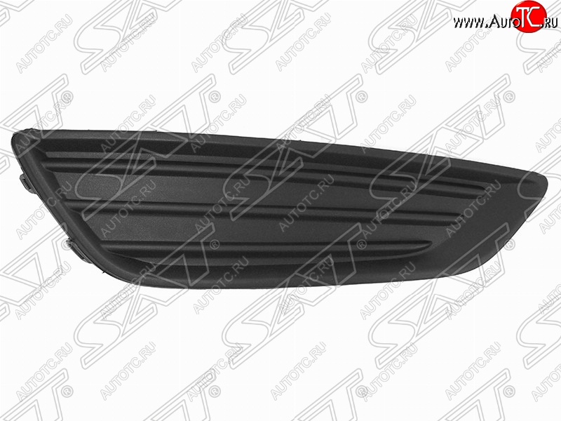 299 р. Правая Заглушка в бампер под ПТФ SAT Ford Focus 3 универсал рестайлинг (2014-2019)  с доставкой в г. Керчь