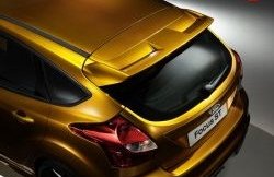 4 399 р. Спойлер ST Ford Focus 3 хэтчбэк дорестайлинг (2010-2015) (Неокрашенный)  с доставкой в г. Керчь. Увеличить фотографию 3