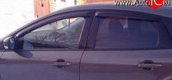 Комплект дефлекторов окон (ветровиков) 4 шт. Russtal Ford Focus 3 хэтчбэк дорестайлинг (2010-2015)