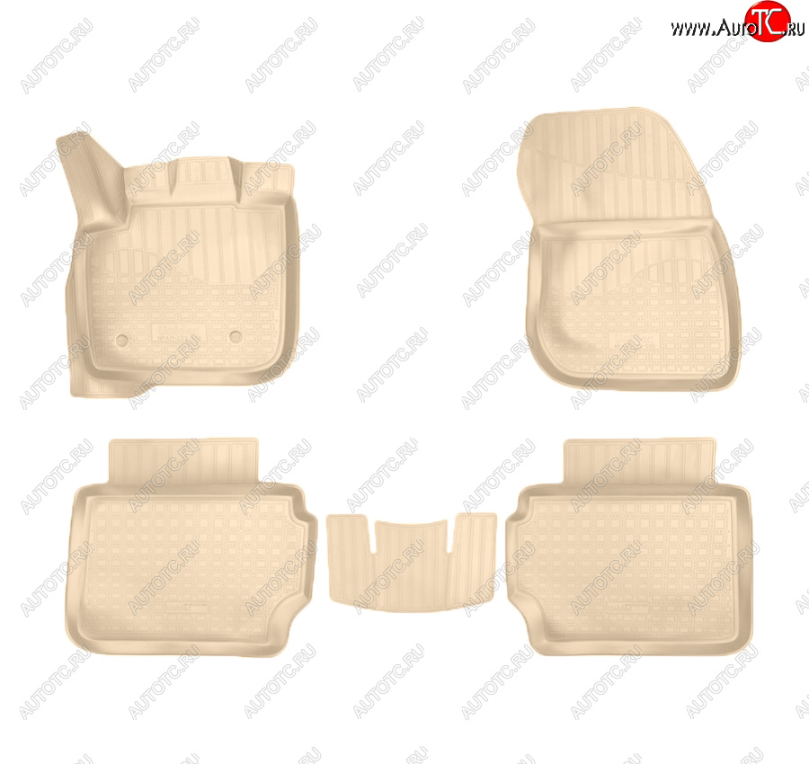 3 289 р. Коврики салона Norplast Unidec  Ford Fusion ( 2) - Mondeo ( MK5 CD391,  MK5,CD391) (Цвет: бежевый)  с доставкой в г. Керчь