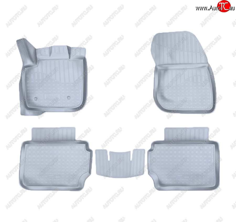3 289 р. Коврики салона Norplast Unidec  Ford Fusion ( 2) - Mondeo ( MK5 CD391,  MK5,CD391) (Цвет: серый)  с доставкой в г. Керчь