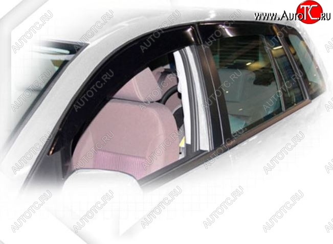 1 999 р. Дефлектора окон CA-Plastiс Ford Fusion 1 хэтчбэк дорестайлинг (2002-2005) (Classic полупрозрачный, Без хром.молдинга)  с доставкой в г. Керчь