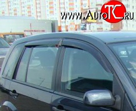 999 р. Комплект дефлекторов окон (ветровиков) 4 шт. Russtal Ford Fusion 1 хэтчбэк дорестайлинг (2002-2005)  с доставкой в г. Керчь