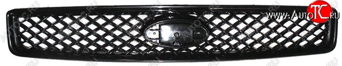 4 699 р. Решётка радиатора SAT Ford Fusion 1 хэтчбэк дорестайлинг (2002-2005) (Неокрашенная)  с доставкой в г. Керчь