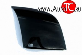 1 268 р. Темная защита передних фар Novline Ford Fusion 1 хэтчбэк дорестайлинг (2002-2005)  с доставкой в г. Керчь