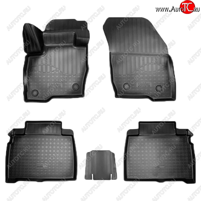 2 399 р. Коврики салонные Noplast (3D)  Ford Galaxy  CK,CD390 (2014-2019) дорестайлинг (Черные)  с доставкой в г. Керчь