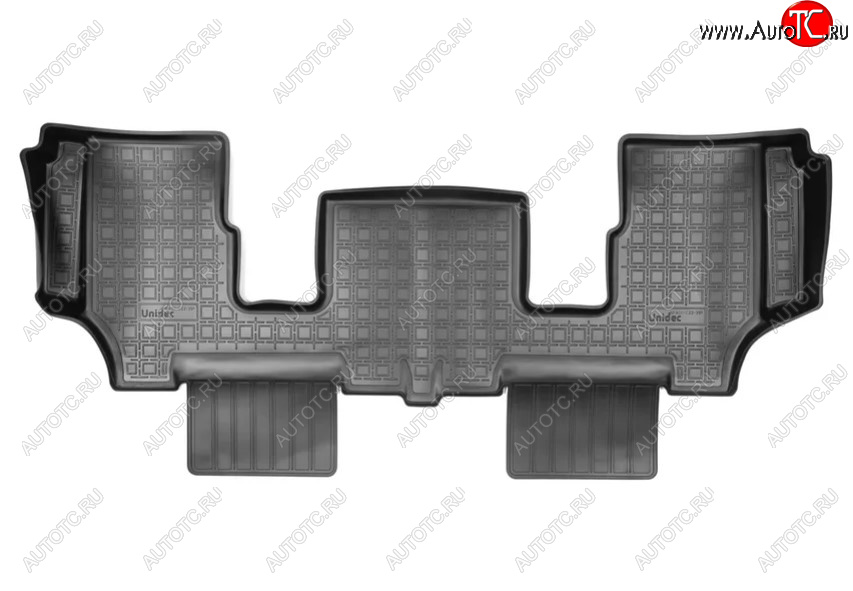 1 239 р. Коврики салона Norplast Unidec (3 ряд) Ford Galaxy CK,CD390 дорестайлинг (2014-2019) (Цвет: черный)  с доставкой в г. Керчь