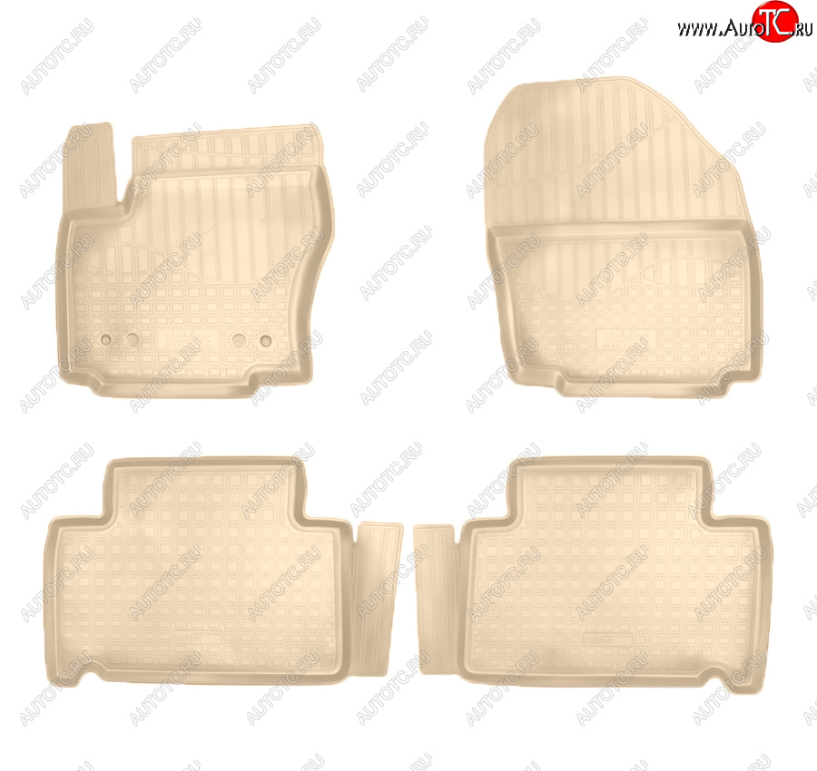 2 899 р. Коврики салона Norplast Unidec  Ford Galaxy  2 - S-Max  1 (Цвет: бежевый)  с доставкой в г. Керчь