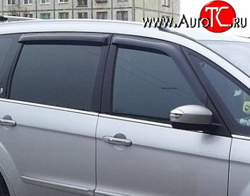 999 р. Комплект дефлекторов окон (ветровиков) 4 шт. Russtal Ford Galaxy 2 рестайлинг (2010-2015)  с доставкой в г. Керчь