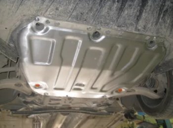 11 199 р. Защита картера двигателя и КПП Alfeco  Ford Grand C-Max  C344 (2010-2015) (Алюминий 3 мм)  с доставкой в г. Керчь. Увеличить фотографию 2