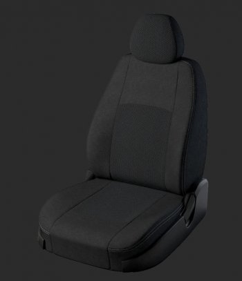 Чехлы для сидений Lord Autofashion Турин (жаккард, спинка и сиденье 60/40, 3 Г-образных подголовника) Ford Kuga  2 (2013-2019) дорестайлинг, рестайлинг (Черный, вставка Черный Эльбрус)