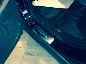 2 179 р. Накладки порожков салона INOX Ford Kuga 2 рестайлинг (2016-2019) (нержавеющая сталь)  с доставкой в г. Керчь. Увеличить фотографию 4