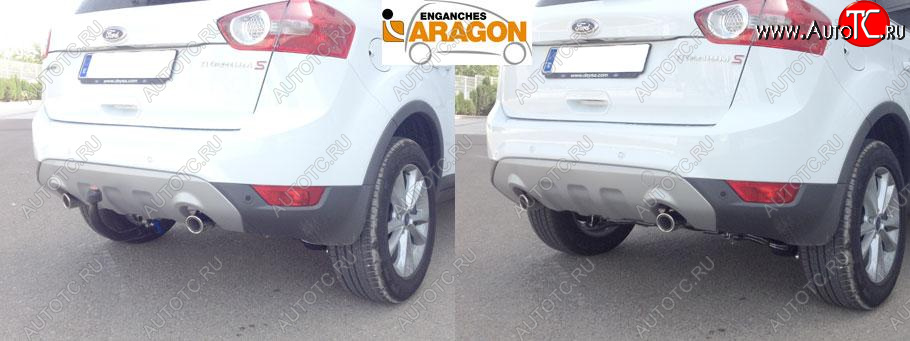 22 699 р. Фаркоп Aragon.(шар V) Ford Kuga 2 дорестайлинг (2013-2016)  с доставкой в г. Керчь