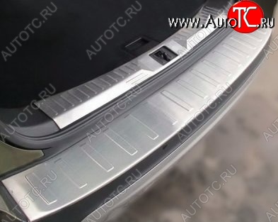 5 949 р. Защитная накладка на задний бампер СТ Ford Kuga 2 дорестайлинг (2013-2016)  с доставкой в г. Керчь