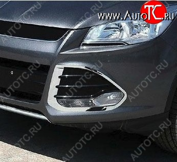 4 199 р. Накладки на передние воздуховоды СТ Ford Kuga 2 дорестайлинг (2013-2016)  с доставкой в г. Керчь