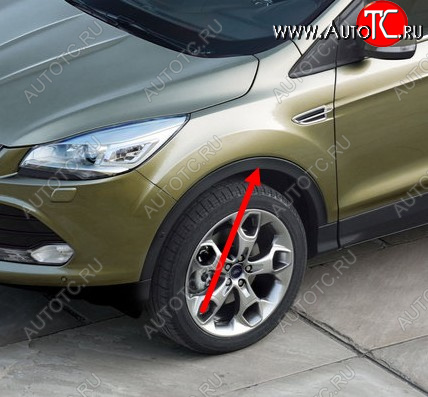 155 р. Молдинг передней левой арки крыла под датчик INPART Ford Kuga 2 рестайлинг (2016-2019)  с доставкой в г. Керчь