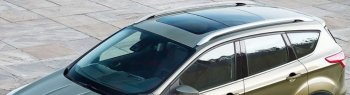 7 349 р. Рейлинги WINBO  Ford Kuga  2 (2013-2019) дорестайлинг, рестайлинг (Серебристые)  с доставкой в г. Керчь. Увеличить фотографию 2