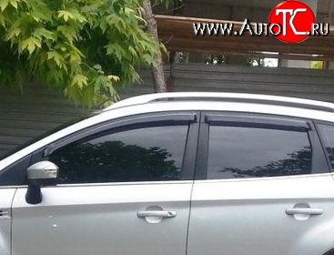 999 р. Комплект дефлекторов окон (ветровиков) 4 шт. Russtal Ford Kuga 1 (2008-2013)  с доставкой в г. Керчь