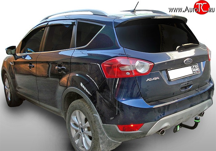 8 999 р. Фаркоп Лидер Плюс Ford Kuga 1 (2008-2013) (Без электропакета)  с доставкой в г. Керчь