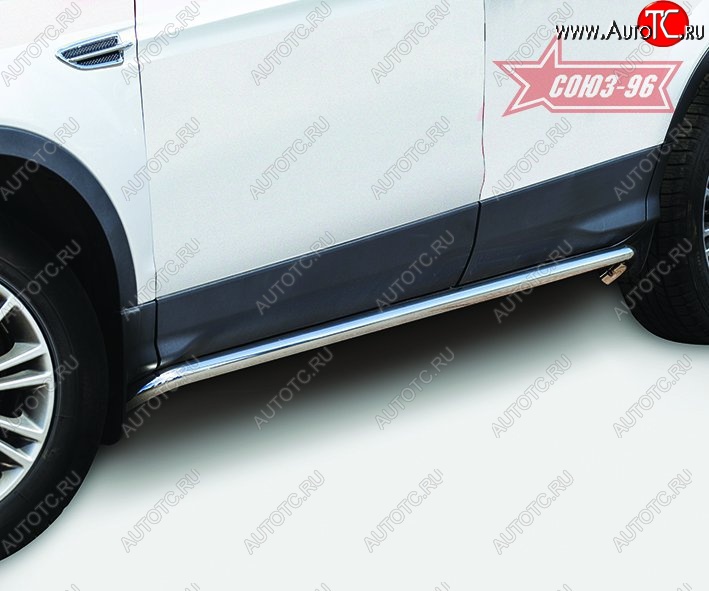 13 409 р. Защита порогов Souz-96 (d42) Ford Kuga 2 дорестайлинг (2013-2016)  с доставкой в г. Керчь