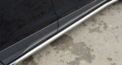 69 999 р. Защита порогов из круглой трубы диаметром 63 мм Russtal Ford Kuga 2 дорестайлинг (2013-2016) (Защита порогов с со скосами на торцах (вариант 1))  с доставкой в г. Керчь. Увеличить фотографию 10
