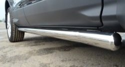 69 999 р. Защита порогов из круглой трубы диаметром 63 мм Russtal Ford Kuga 2 дорестайлинг (2013-2016) (Защита порогов с со скосами на торцах (вариант 1))  с доставкой в г. Керчь. Увеличить фотографию 11