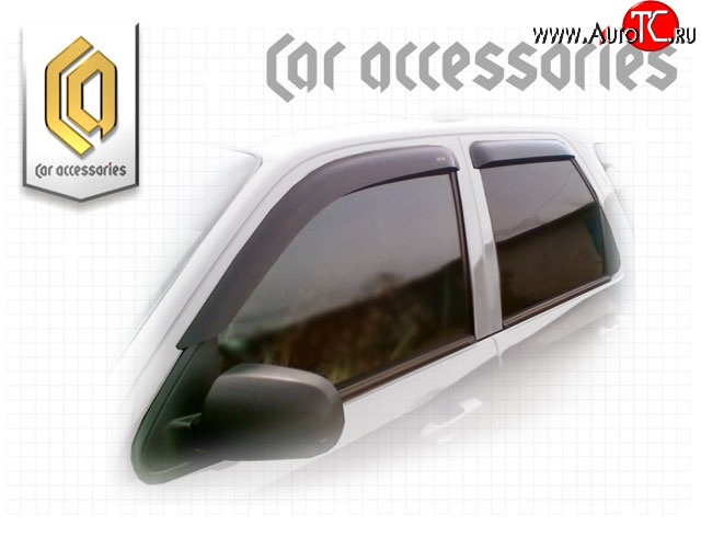 1 899 р. Дефлектора окон CA-Plastiс  Ford Maverick  TM1 (2004-2007) рестайлинг, 5 дв. (Classic полупрозрачный, Без хром.молдинга)  с доставкой в г. Керчь