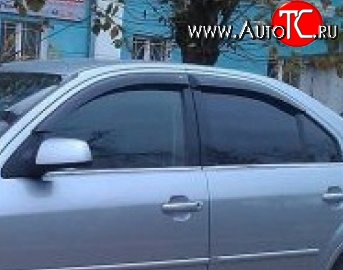 999 р. Комплект дефлекторов окон (ветровиков) 4 шт. Russtal Ford Mondeo Mk3,B4Y дорестайлинг, седан (2000-2003)  с доставкой в г. Керчь