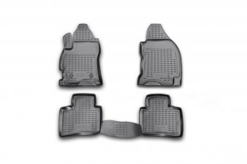 Коврики в салон Element 3D (полиуретан) Ford Mondeo Mk3,B4Y дорестайлинг, седан (2000-2003) (Черные)