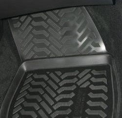 1 599 р. Коврики в салон (седан) Aileron (полиуретан) Ford Mondeo MK5 CD391 дорестайлинг седан (2014-2018)  с доставкой в г. Керчь. Увеличить фотографию 3