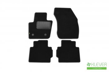 Коврики в салон Klever Standard (текстиль) Ford Mondeo MK5 CD391 дорестайлинг седан (2014-2018) (Черные)