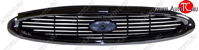 2 559 р. Решётка радиатора SAT (черная с хромом, бензин) Ford Mondeo Mk2,BFP  седан (1996-2000)  с доставкой в г. Керчь