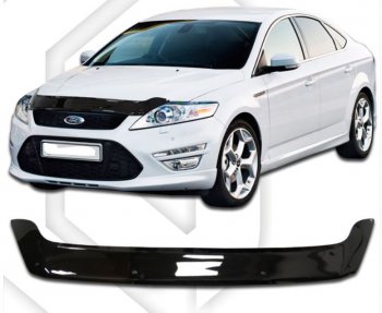 Дефлектор капота CA-Plastic Ford Mondeo Mk4,BD рестайлинг, седан (2010-2014)