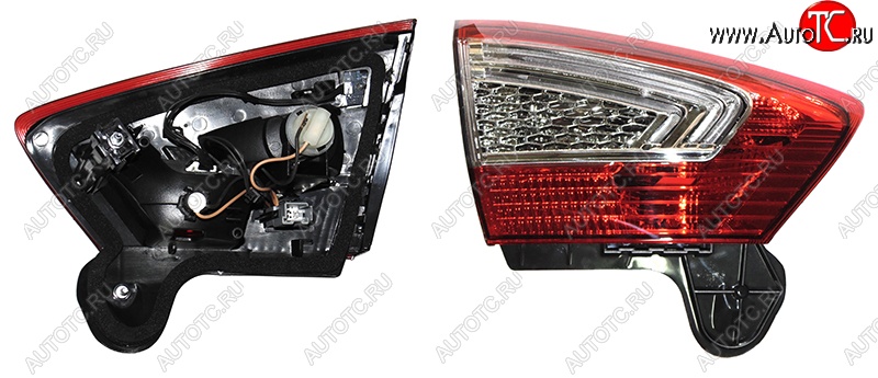 2 199 р. Левый фонарь внутренний SAT (внутренний)  Ford Mondeo (2010-2014) Mk4,BD рестайлинг, седан  с доставкой в г. Керчь