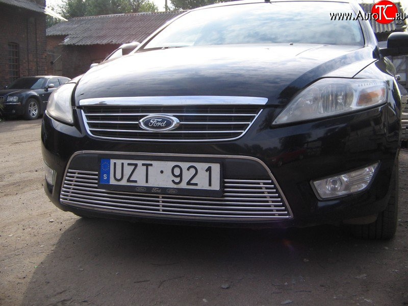 6 499 р. Декоративная вставка воздухозаборника Berkut Ford Mondeo Mk4,BD дорестайлинг, седан (2007-2010)  с доставкой в г. Керчь