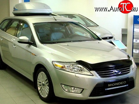 4 599 р. Дефлектор капота NovLine Ford Mondeo Mk4,BD дорестайлинг, седан (2007-2010)  с доставкой в г. Керчь