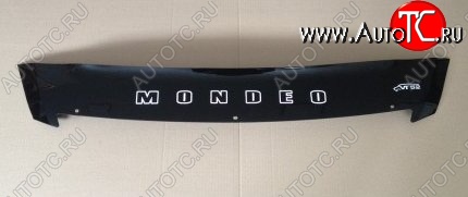 999 р. Дефлектор капота Russtal (короткий) Ford Mondeo Mk4,BD дорестайлинг, седан (2007-2010)  с доставкой в г. Керчь