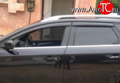 999 р. Комплект дефлекторов окон (ветровиков) 4 шт. (универсал) Russtal Ford Mondeo Mk4,BD дорестайлинг, седан (2007-2010)  с доставкой в г. Керчь