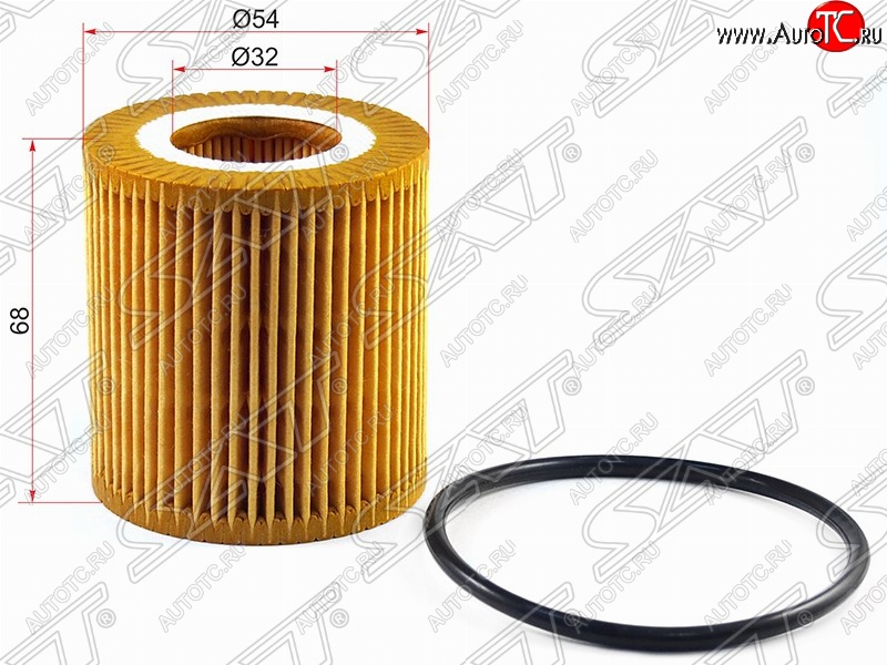 229 р. Фильтр масляный SAT (2.2, 3.0, 3.2 TDCi, картридж)  Ford Ranger ( DoubleCab,  RapCab) (2011-2016), Mazda BT-50 (2011-2015)  с доставкой в г. Керчь