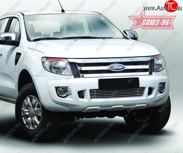 5 624 р. Декоративный элемент воздухозаборника Souz-96 (d10) Ford Ranger RapCab дорестайлинг (2011-2016)  с доставкой в г. Керчь