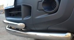 24 499 р. Защита переднего бампера (2 трубыØ76 и 63 мм, нержавейка) SLITKOFF Ford Ranger RapCab дорестайлинг (2011-2016)  с доставкой в г. Керчь. Увеличить фотографию 3