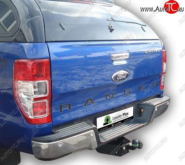 10 299 р. Фаркоп (Limited, Wildtrak) Лидер Плюс. Ford Ranger RapCab рестайлинг (2015-2021) (Без электропакета)  с доставкой в г. Керчь